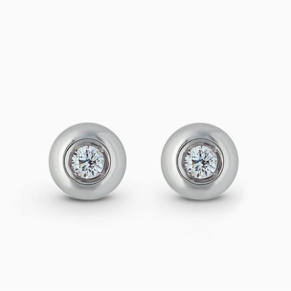 .20 cts Lab Diamond Sterling Silver Stud Earrings